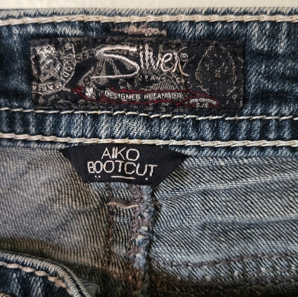 Silver Bootcut Jeans Size 29/33 - Picture 5 of 6